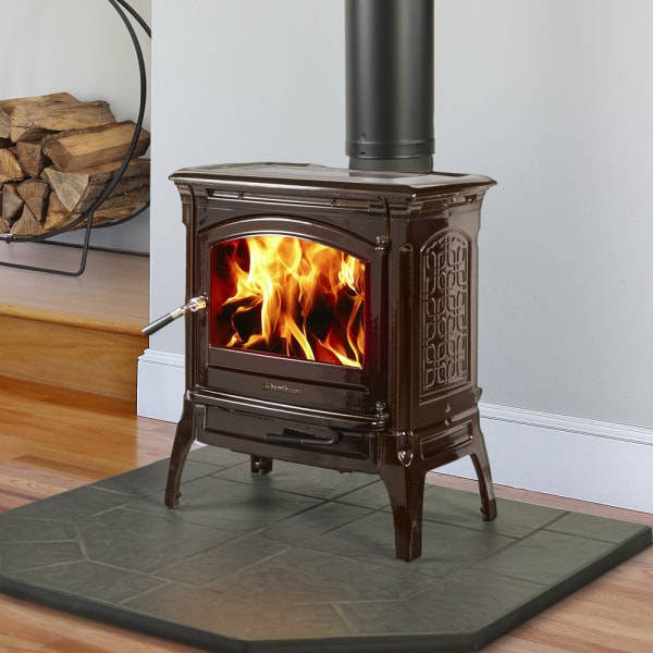 Craftsburry – Majolica Brown Enamel – Hearthstone